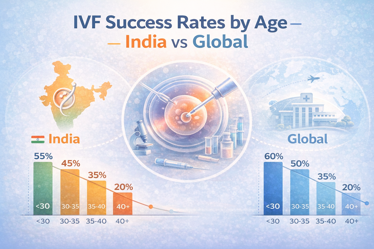 What Is the Success Rate of IVF by Age in India