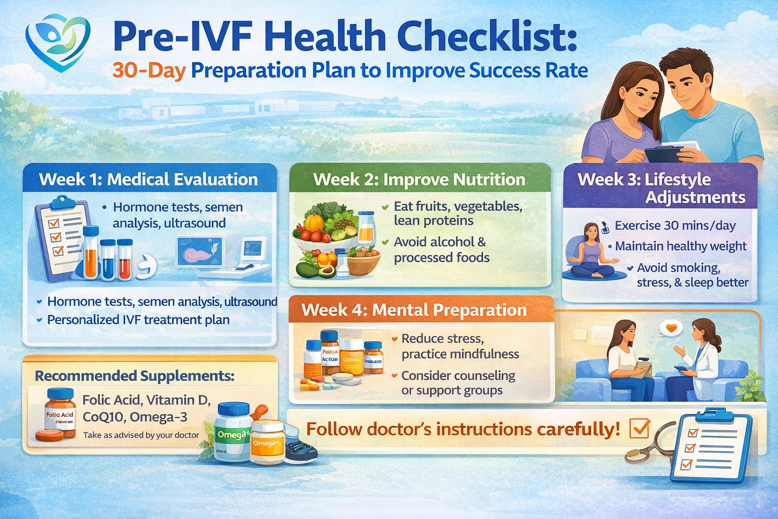Pre-IVF Health Checklist
