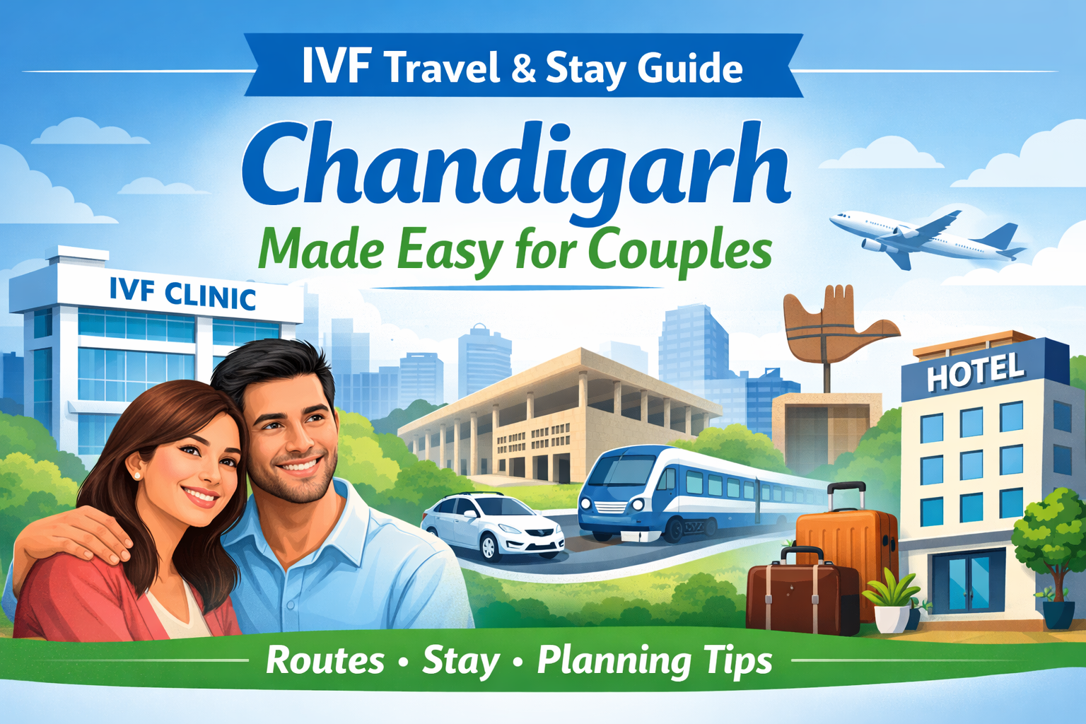 Best Route & Stay Guide for IVF Patients Visiting Chandigarh from Nearby Cities